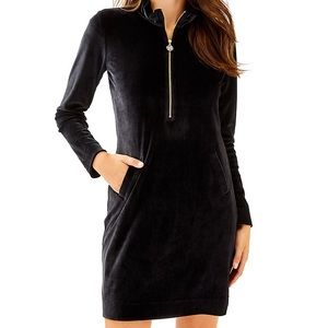 Lilly Pulitzer Onyx Skipper Ruffle Dress M